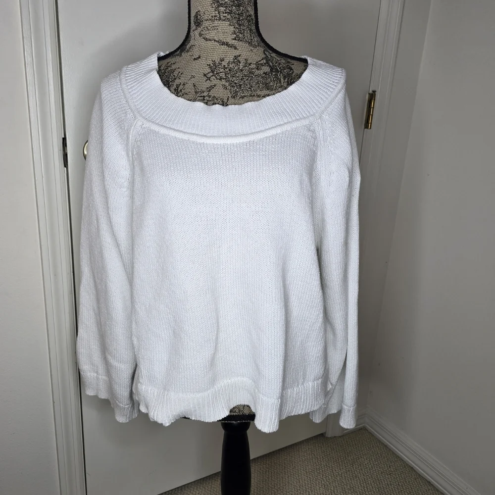 J. Crew Women's Classic White Sweater